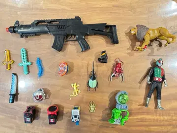 다양한 완구 세트