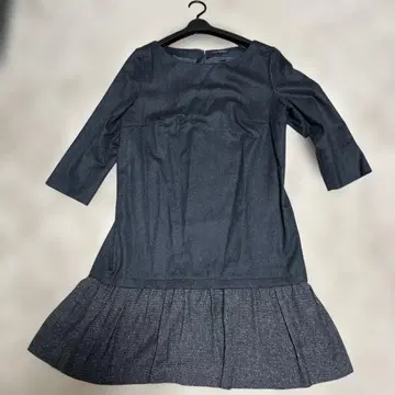 23구 7부 소매 무릎 기장 원피스 46