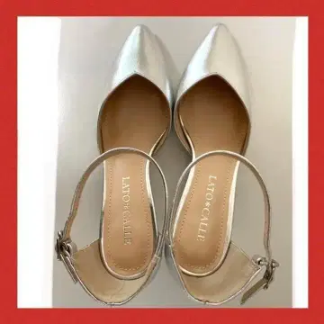 LATO CALLE 펌프스 샌들 실버 라토카레