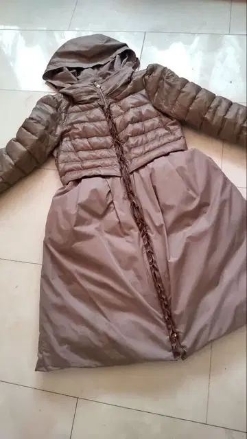 M's Gracy 후드 부착 롱 코트 36