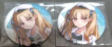 배송 포함 ] FGO 로손 콜라보 '엘레쉬키갈' 캔 배지 2개