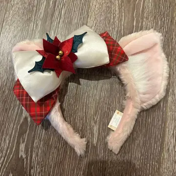 크리스마스 리본 머리띠 리나벨