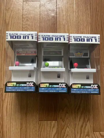 2.4인치 액정 108in1 아케이드 게임기 DX 전 3색 세트