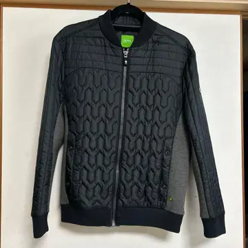 BOSS 퀼팅 자켓 블랙/그레이