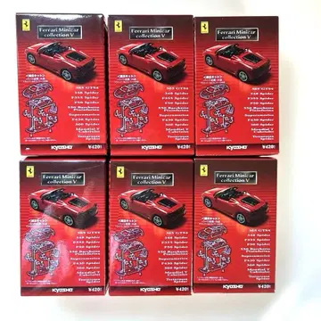 교쇼 미니카 1/64 페라리 시리즈 6대 세트