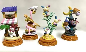 카이요도 산리오 미니어처 피규어 키키라라 마이멜로디 시나모롤 우사하나