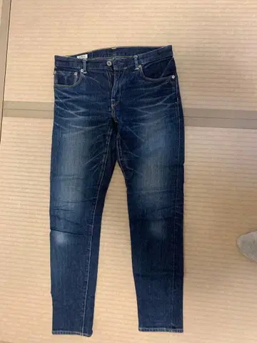 도밍고 다크 블루 스트레이트 데님 여성용