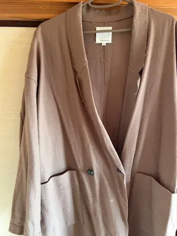 TODAYFUL 브라운 더블 버튼 체스터 코트 36