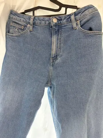 Calvin Klein Jeans 라이트 블루 스트레이트 데님 90s