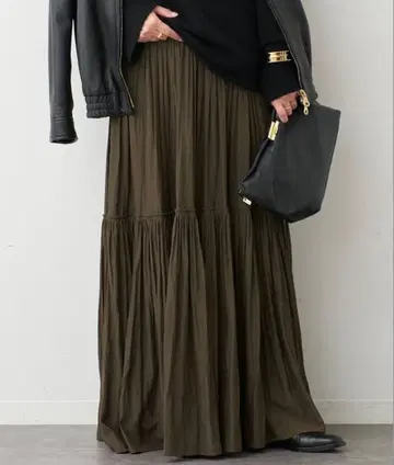 [ 새상품 ] Deuxieme Classe *Gather Maxi 스커트