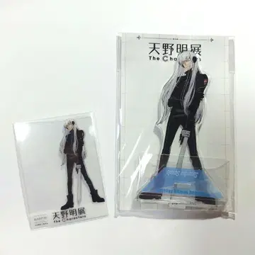 아마노 아키라 전시회 리본 아크릴 스탠드 입장 특전 스쿠알로 세트