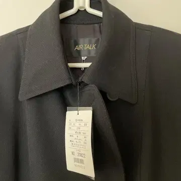 AIR TALK 노에비아 블랙 더블 자켓 택 포함 새상품 78,000엔