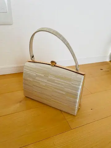 샴페인 골드 핸드백 기모노 가방 기모노 리큐