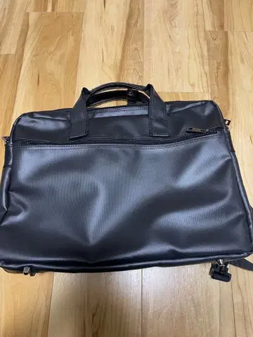 블랙 비즈니스 백 합성 피혁제