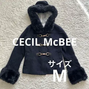 CECIL McBEE 세실 맥비 퍼 달린 더플 코트