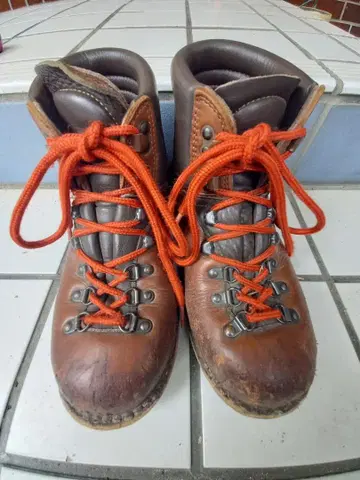 yamakoh 등산화 비브람 밑창 브라운 가죽