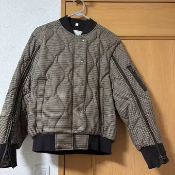 GU 퀼팅 블루종 rokh 콜라보