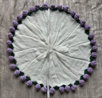 [ 최종 가격 인하 ] 꽃다발 부케 담요 보라색