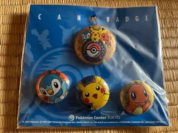 포켓몬 캔뱃지 4개 세트