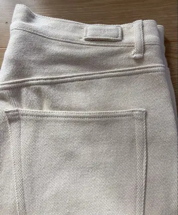 everyone soft denim pants ECRU