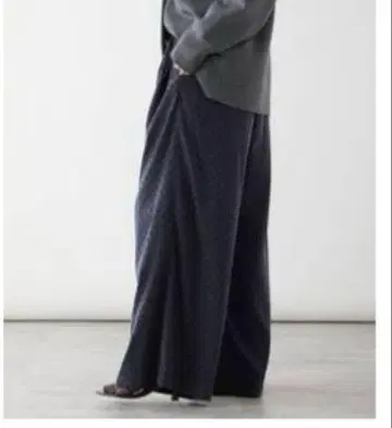 VERMEILpar iena 도트 와이드 팬츠 네이비 38