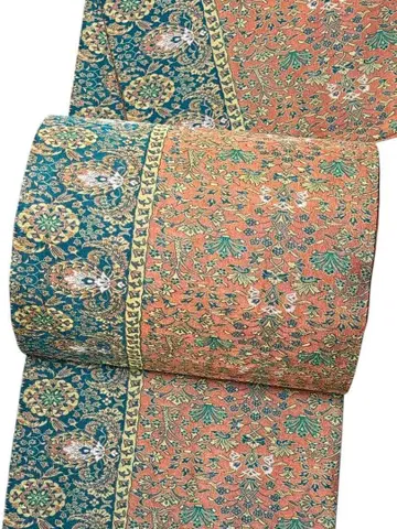 A22 미사용 육통 무늬 후쿠로 오비 새상품급 오리엔탈풍 포멀 기모노