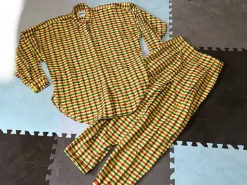 NORMA KAMALI 쇼와 레트로 빈티지 플란넬 셔츠 노마카마리