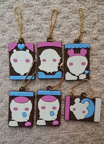 치이카와(먼작귀) 캐릭터 초콜릿 고무 마스코트 6개 세트