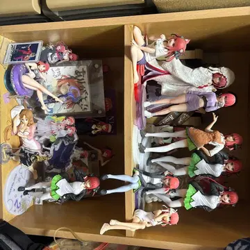 애니메이션 캐릭터 피규어 세트