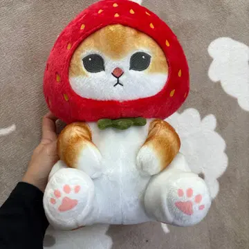 [ 새상품급 ] mofusand 딸기 BIG 봉제 인형