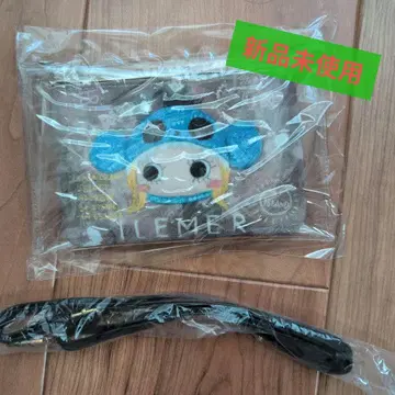 ILEMER 캐릭터 패턴 스트랩 포함 지갑 파우치