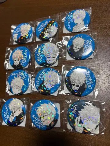 주술회전 올스타 캔뱃지 고죠 세트