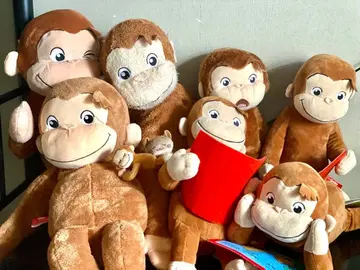 호기심 많은 조지 봉제 인형 9개