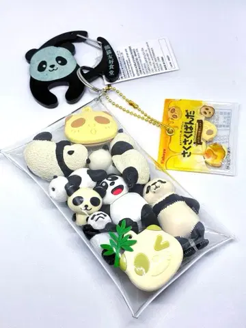 [팬더 범벅] 꽉꽉 채운 가챠 파우치 후치야스미 작 사각팬더