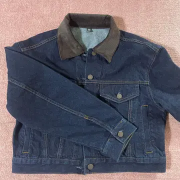 GU 다크 블루 데님 자켓 M