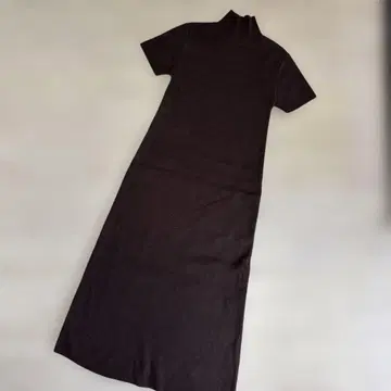 [새상품급] 브라운 니트 롱 원피스