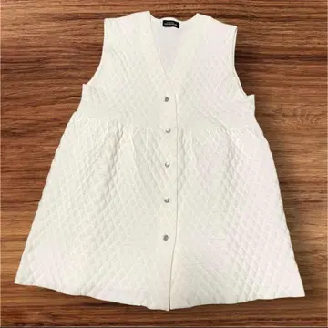 UNITED ARROWS 퀼팅 베스트 화이트 F