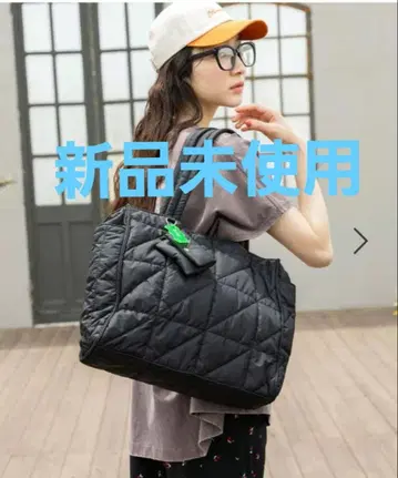 niko and - 2WAY 퀼트 토트백 블랙 새상품 미사용