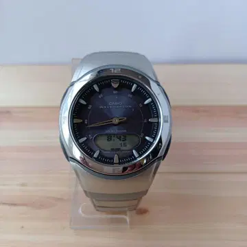 CASIO WVA-300 전파 솔라 손목시계 SS/PC