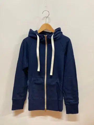 네이비 풀 집업 후드티