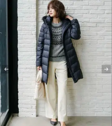 23구 워셔블 실리 타프타 3WAY 롱 퍼 다운 코트 32 사이즈