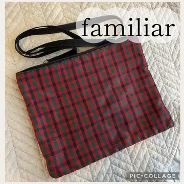 파밀리아 미니백 사코슈 파우치 빨간색