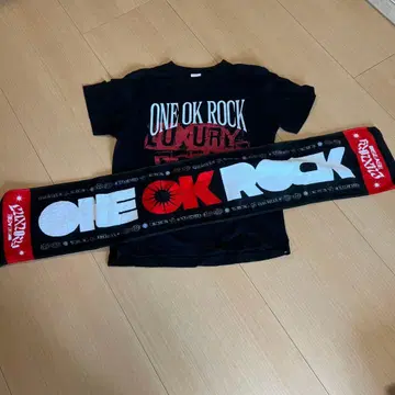 ONE OK ROCK LUXURY DISEASE 타월 & T셔츠 S세트