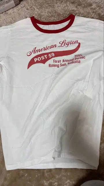 80'sAmerican Legion POST 59 링거 T셔츠