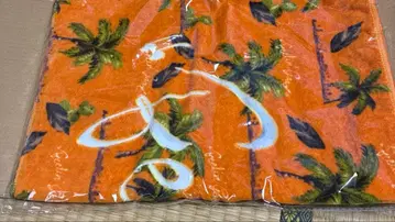 후지이 카제 Feelin' Good 타월 오렌지