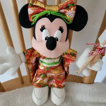 도쿄 디즈니랜드 설날 한정판 기모노 미니 마우스 봉제 인형