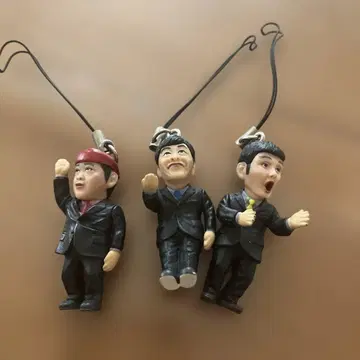 코미디언 스트랩 피규어 3체 세트