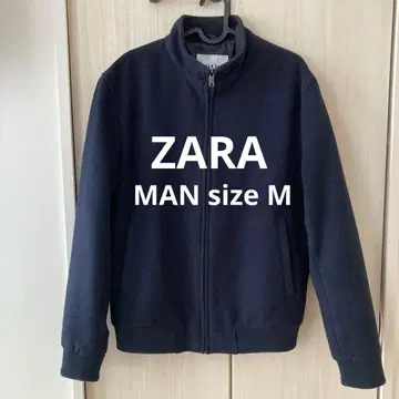 ZARA 집업 자켓 네이비