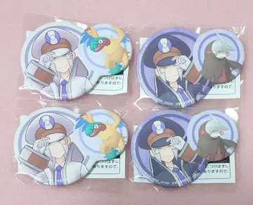 포켓몬 마스터즈EX 캔뱃지 노보리 쿠다리 4세트