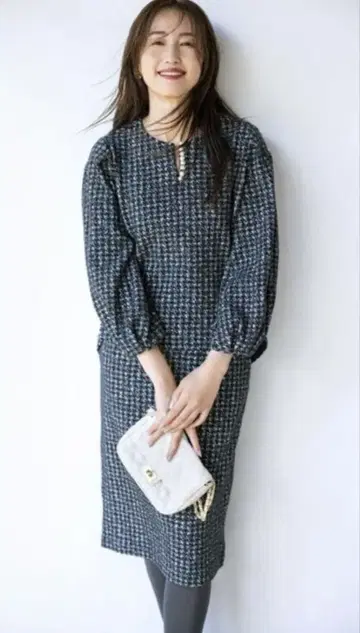 쿠미쿄쿠 뉘앙스 자카드 펄 셋업